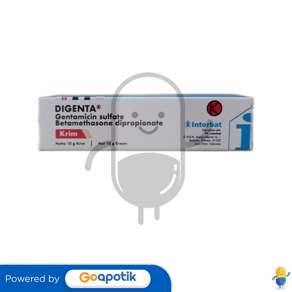 Jual Digenta Cream Isi 10 Gram Tube | Shopee Indonesia