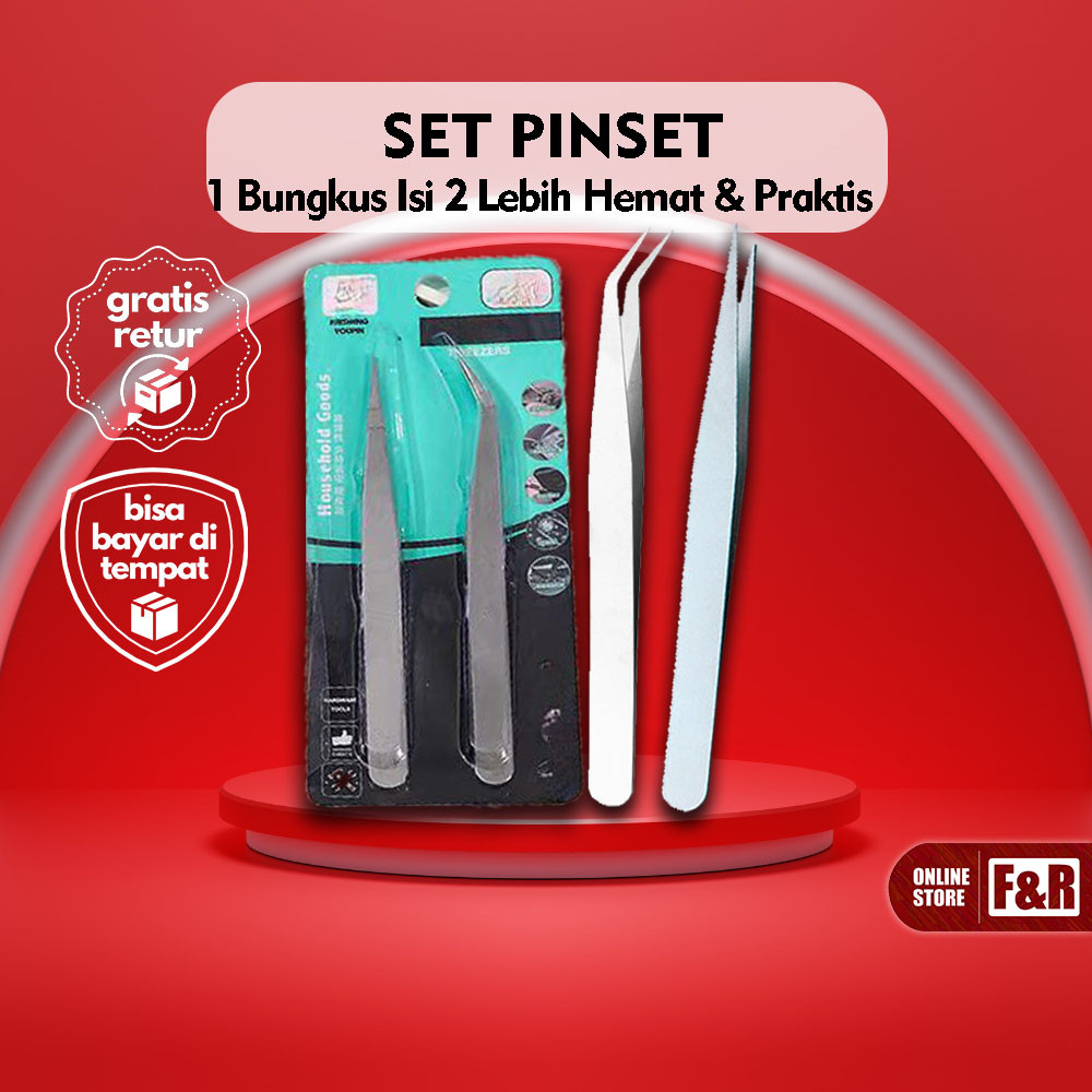 Jual Pinset Serbaguna Hemat Dan Praktis Set Pinset Stainless Steel 1 ...