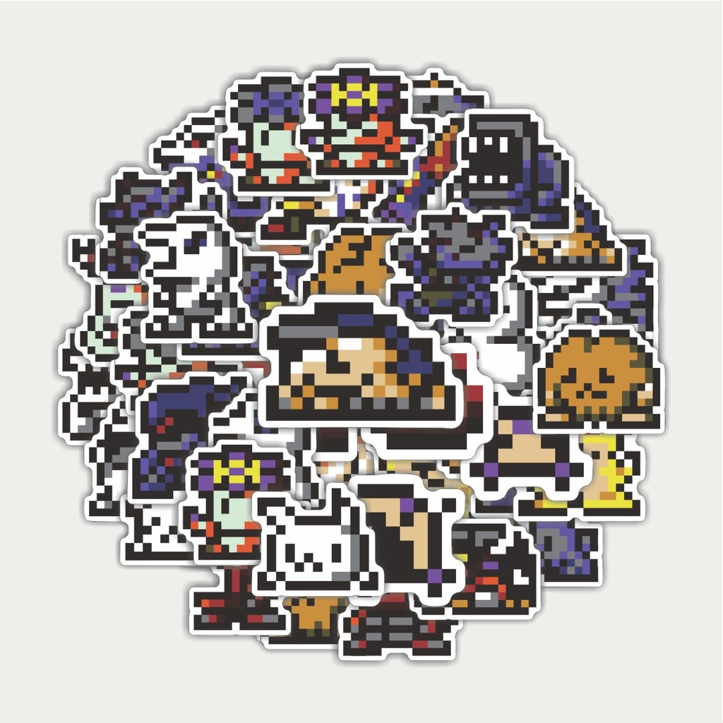Jual Sticker Pack Stiker Pixel Digimon V53 | Sticker TUMBLR | Stiker ...