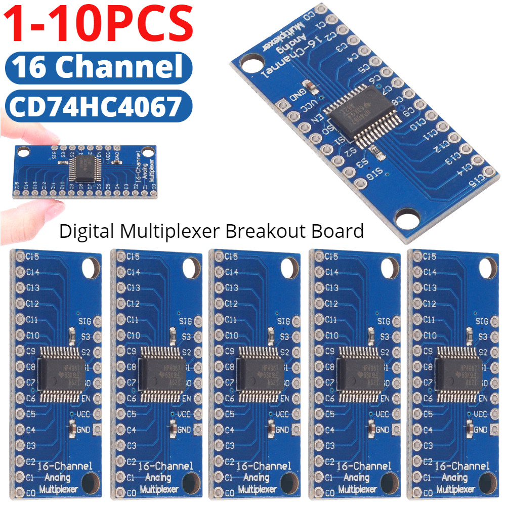 Jual 10-1pc CD74HC4067 Analog Digital Multiplexer Breakout Board 16 ...