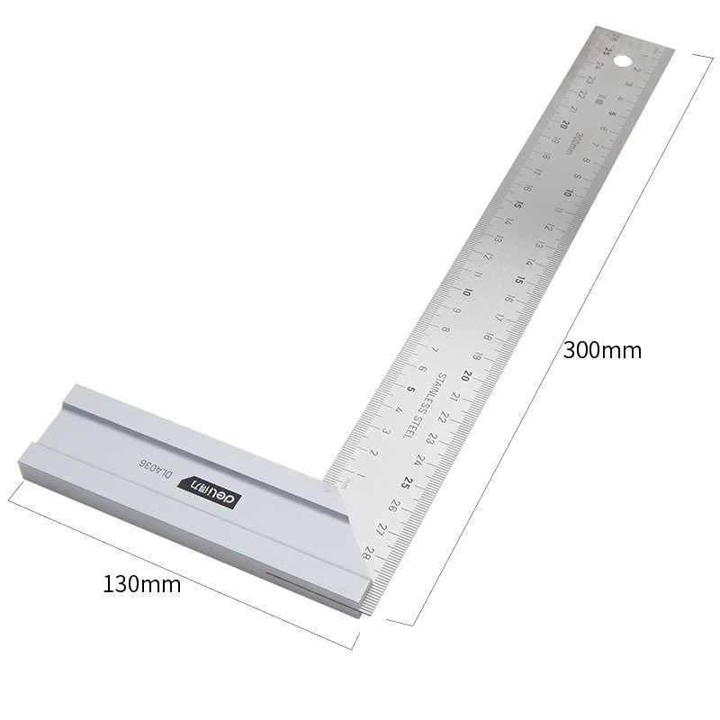 Jual Freed Steel Angle Ruler/Penggaris Siku Tukang 30 cm Stainless ...
