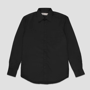 The Essentials Shirt Kemeja Kantor Polos Pria Slim Fit Lengan Panjang All Variant