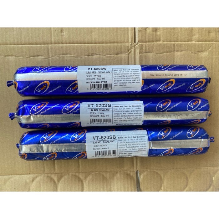 Jual V-tech VT 620 Lem Kaca ACP Silikon Silicone Sosis Sealent ...