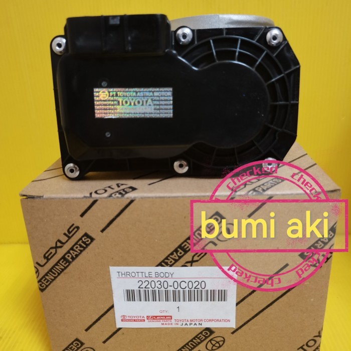 Jual THROTTLE BODY TROTOL BODY TOYOTA FORTUNER HILUX INNOVA BENSIN 2TR ...