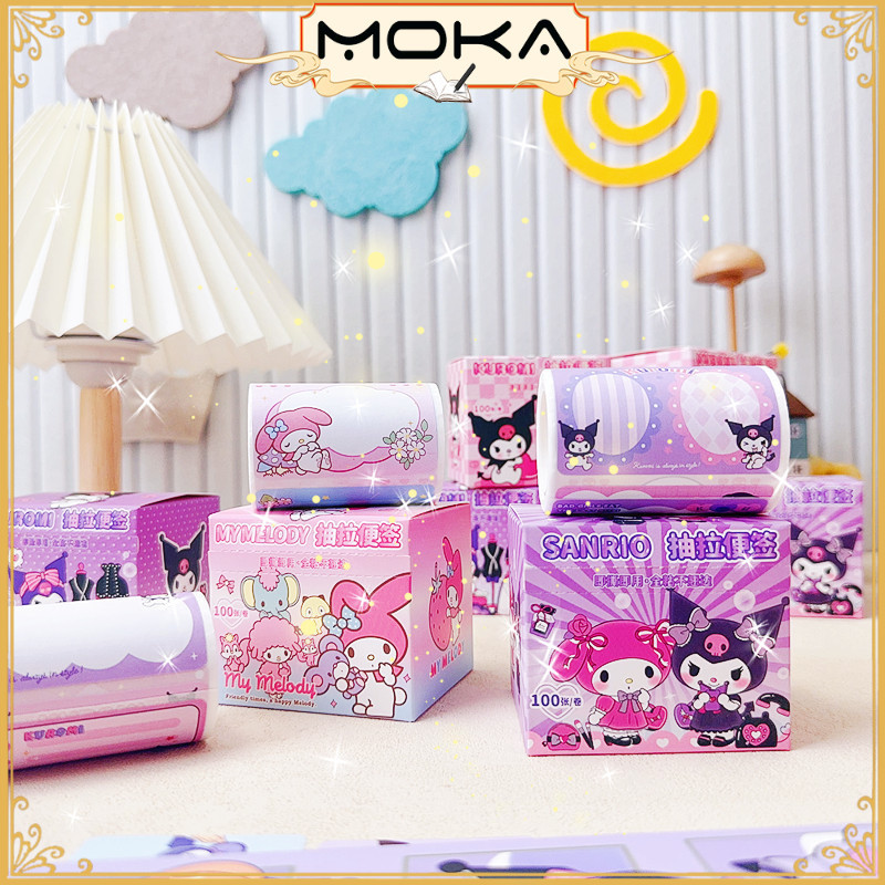 Jual MOKA STICKY NOTE DAN STIKER LABEL NAMA MOTIF SANRIO KEMASAN ROLL ...