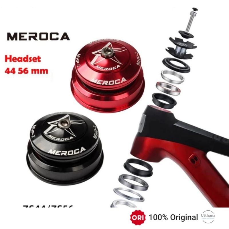 Jual Meroca Headset 4456ST Fork OS Taper Frame Sepeda 44 56 44mm 56mm ...