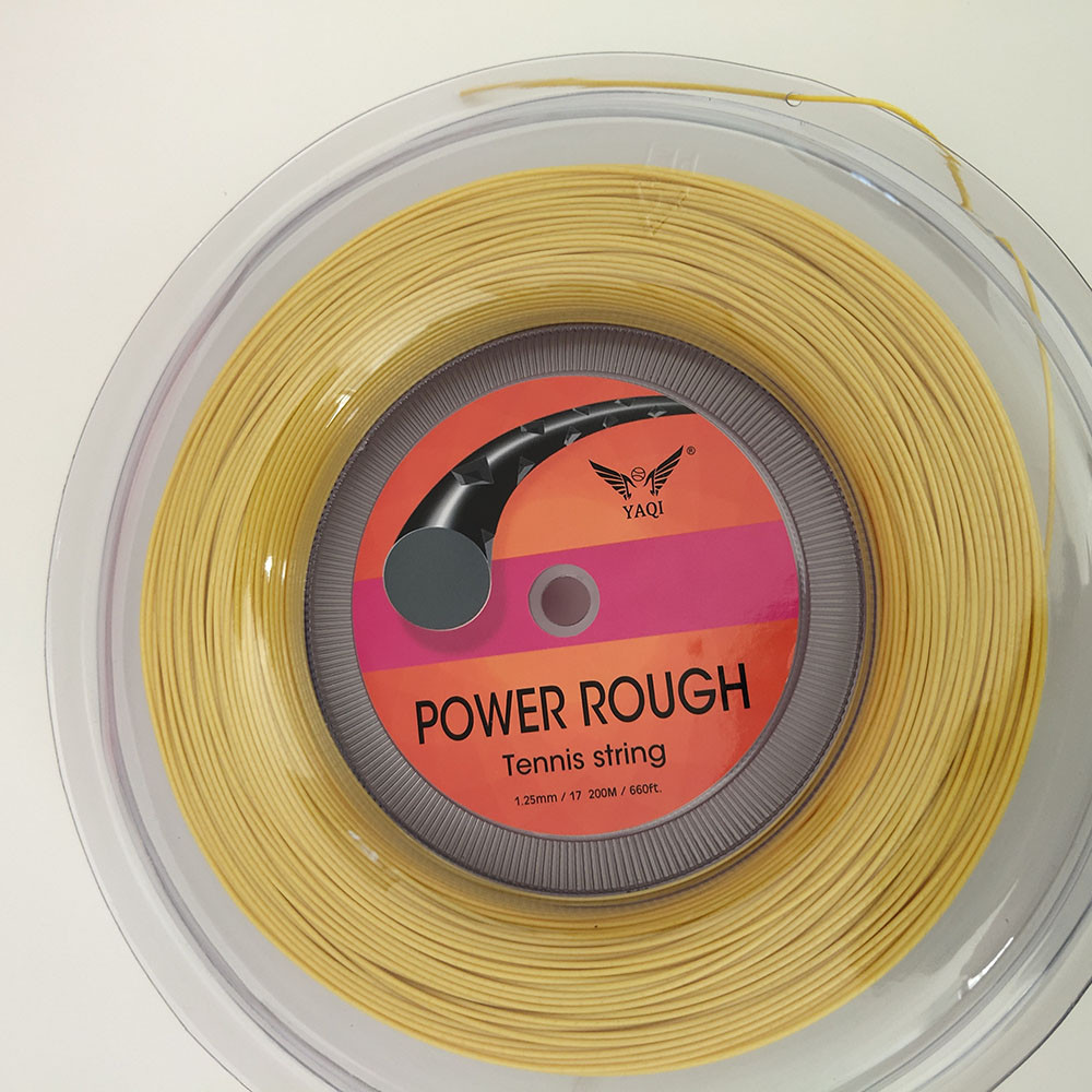 Jual Power Rough Reel tennis String-Gold Yellow | Shopee Indonesia