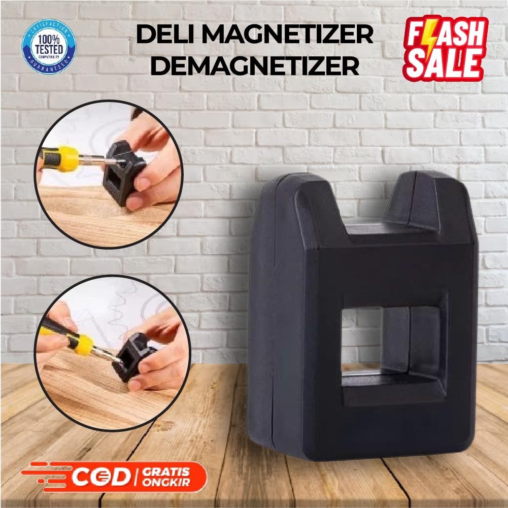Jual Deli Magnetizer Demagnetizer DL260001 Alat Magnet Obeng Presisi ...
