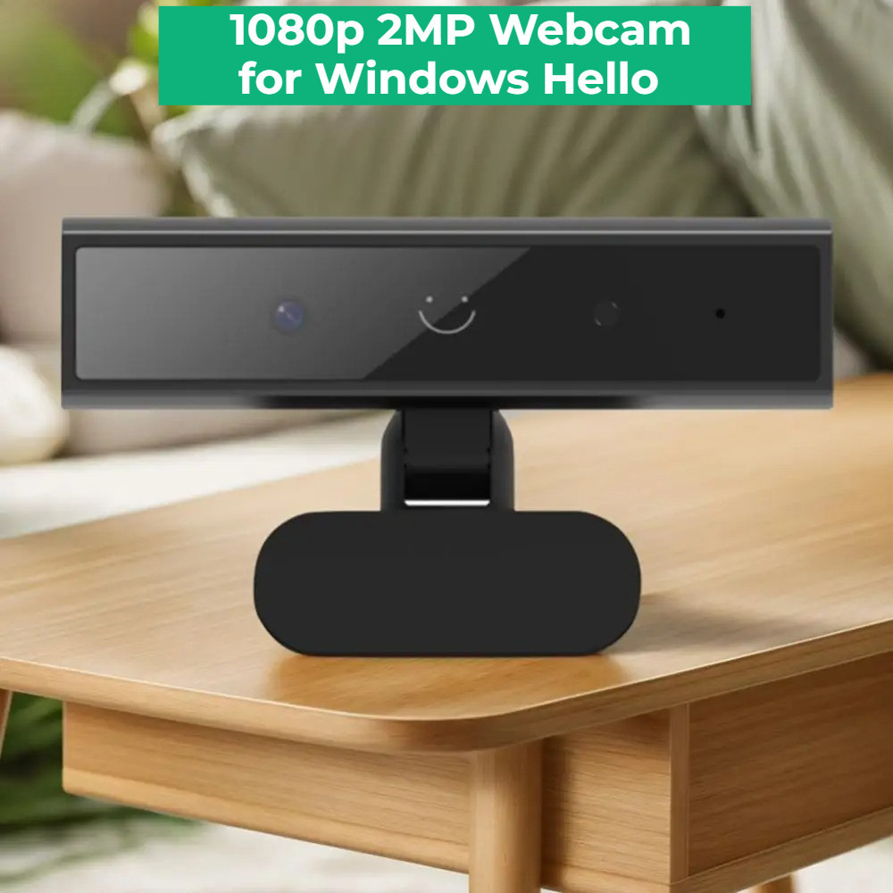 Jual Windows Hello Facial Recognition Login PC Webcam 1080p FHD 2MP ...
