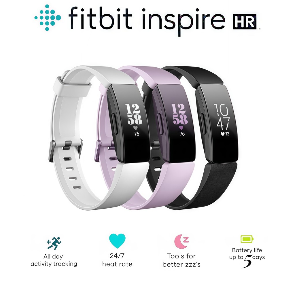 Jual Fitbit Inspire HR Smart Fitness Tracker Watch Heart Rate Monitor ...