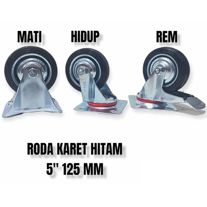 Jual Roda Karet 5
