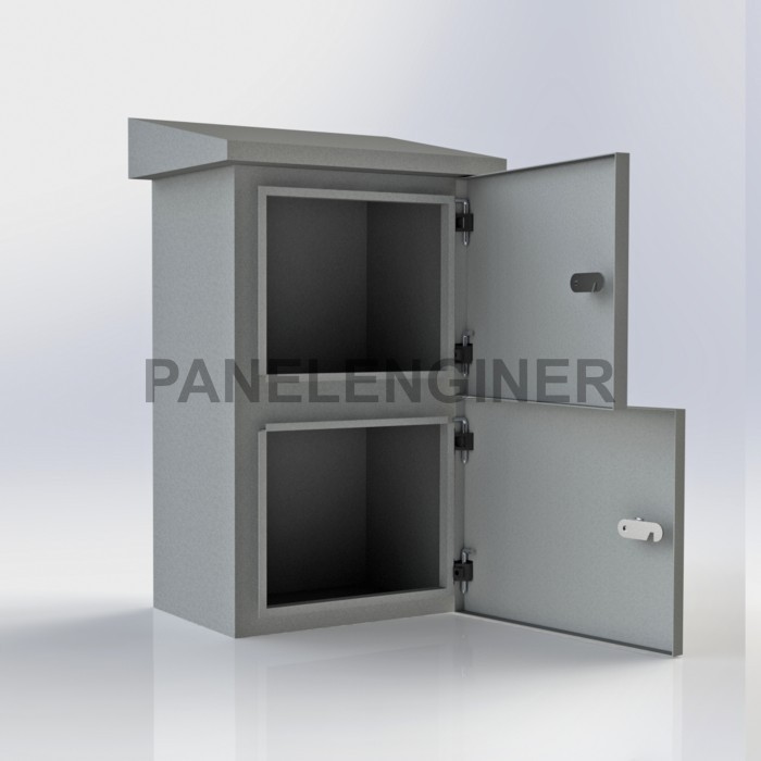 Jual BOX PANEL CUSTOM 30x50x20 topi plat 1,2mm powder coating box ...
