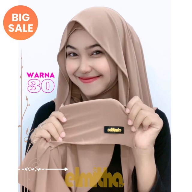 PASHMINA INSTAN INNER OVAL TUTUP LEHER  ROYAL JERSEY HQ By elmitha hijab
