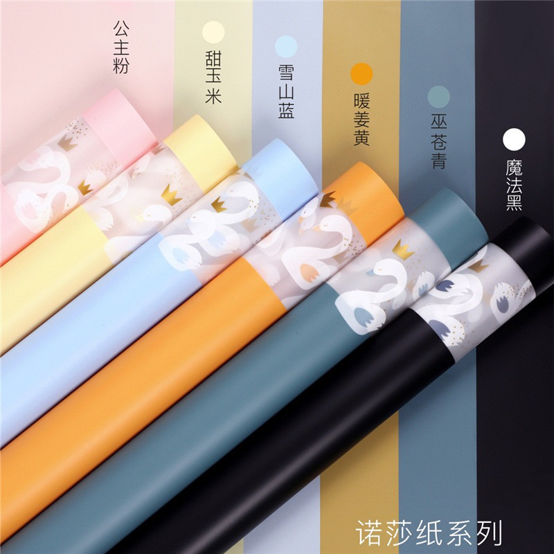 Jual [ 5 LEMBAR ] Kertas Bunga Cellophane Transparan Warna Kombinasi ...