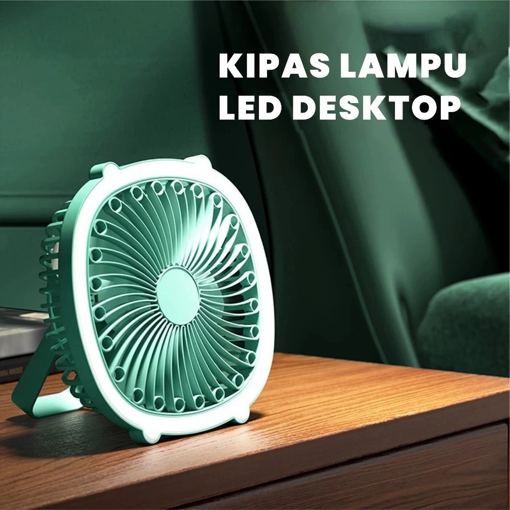 Jual Kipas Angin Portable 4in1 Dengan Lampu LED Kipas Angin Lipat USB ...