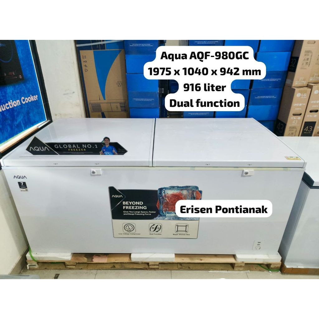 Jual Aqua Chest Freezer / Freezer Box AQF 980GC / 916 Liter | Shopee ...