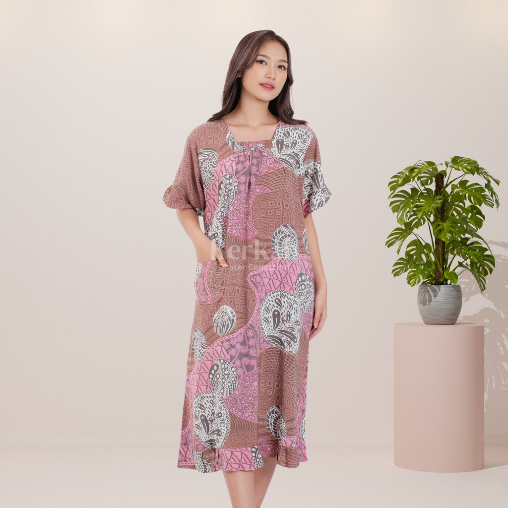 Daster Batik Rayon Karet Surya Teja Dss- 5