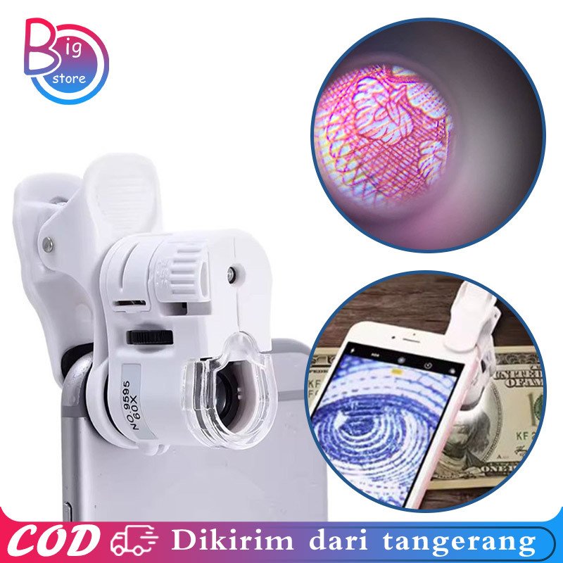 Jual lensa zoom smartphone 60 x pembesar hp macro lens Lensa mikroskop ...