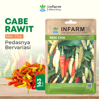 INFARM - Benih Cabai Rawit Unggul, Bibit Cabe Rawit Berkualitas Biji Cabai Pedas Buah Cabe Lebat Besar Gampang Berkecambah Cepat Tumbuh Panen Banyak Maksimal Tahan Hama dan Penyakit Subur Daya Tumbuh Tinggi Cocok untuk Semua Media Tanam Bibit Premium