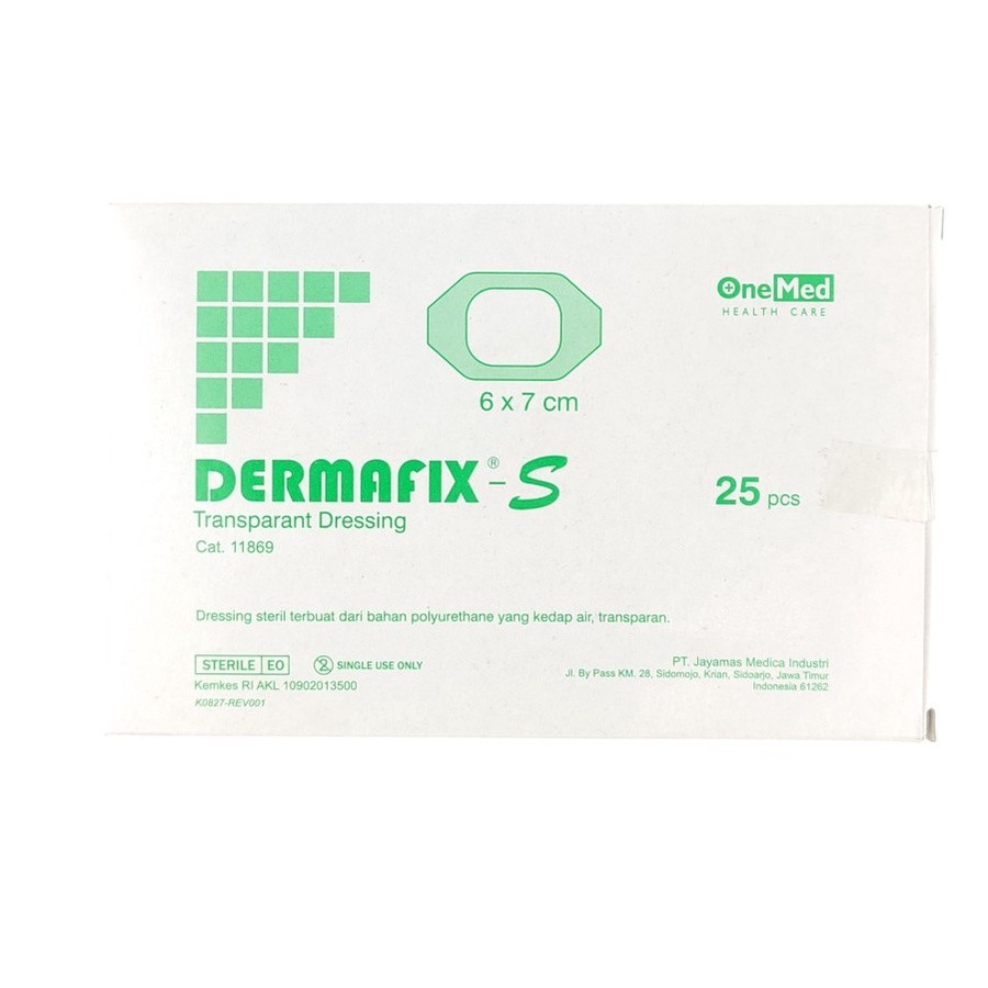 Jual Dermafix S 6 X 7CM Onemed Plester Anti Air 6X7CM Plaster Infus ...