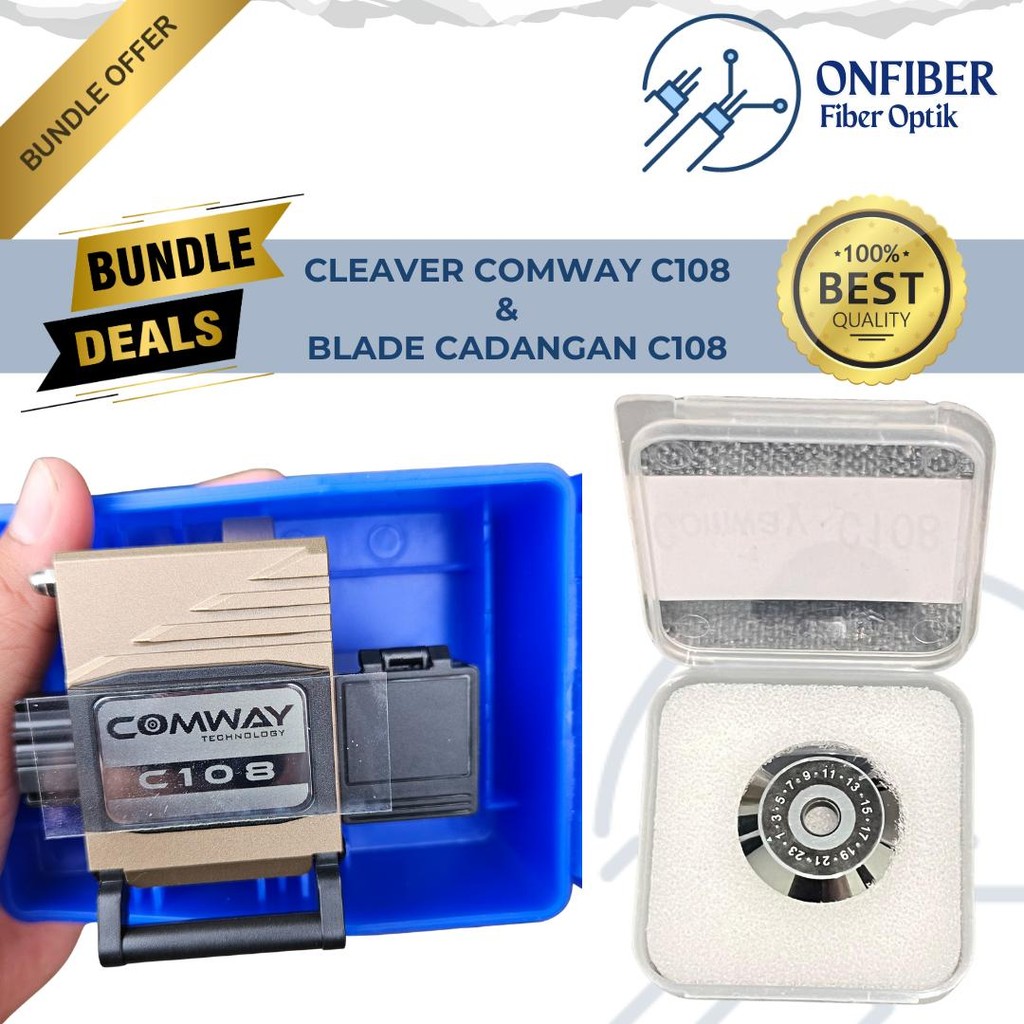 Jual Comway Cleaver C108 & Blade Cadangan - Paket Hemat Fiber Optik ...