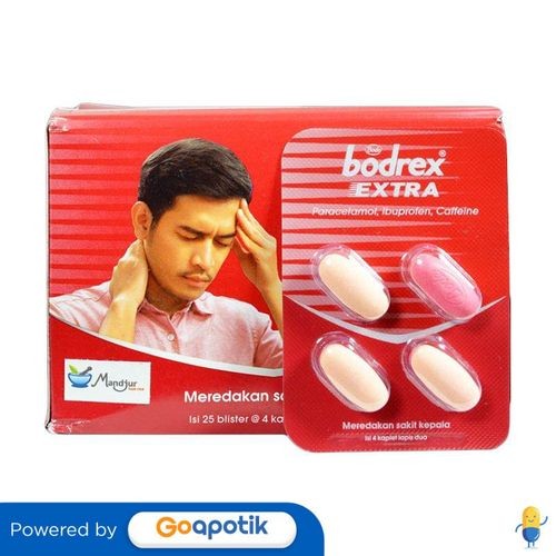 Jual Bodrex Extra Box 100 Tablet | Shopee Indonesia