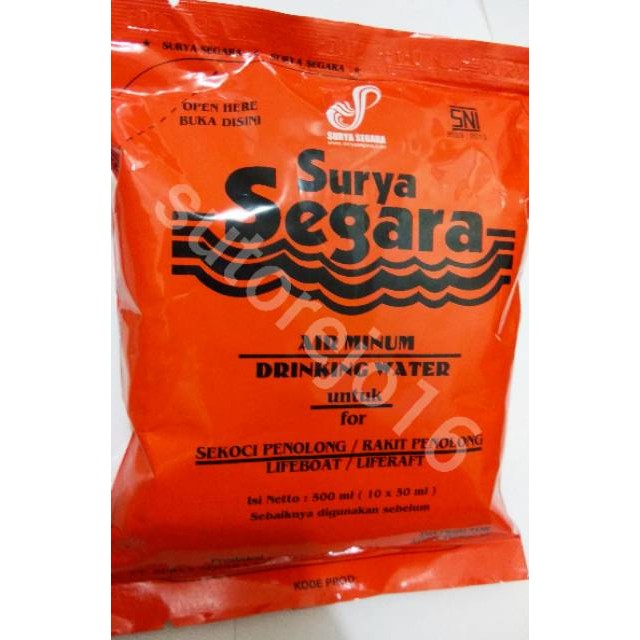 Jual emergency drinking water MRE ransum tni air minuman darurat ...