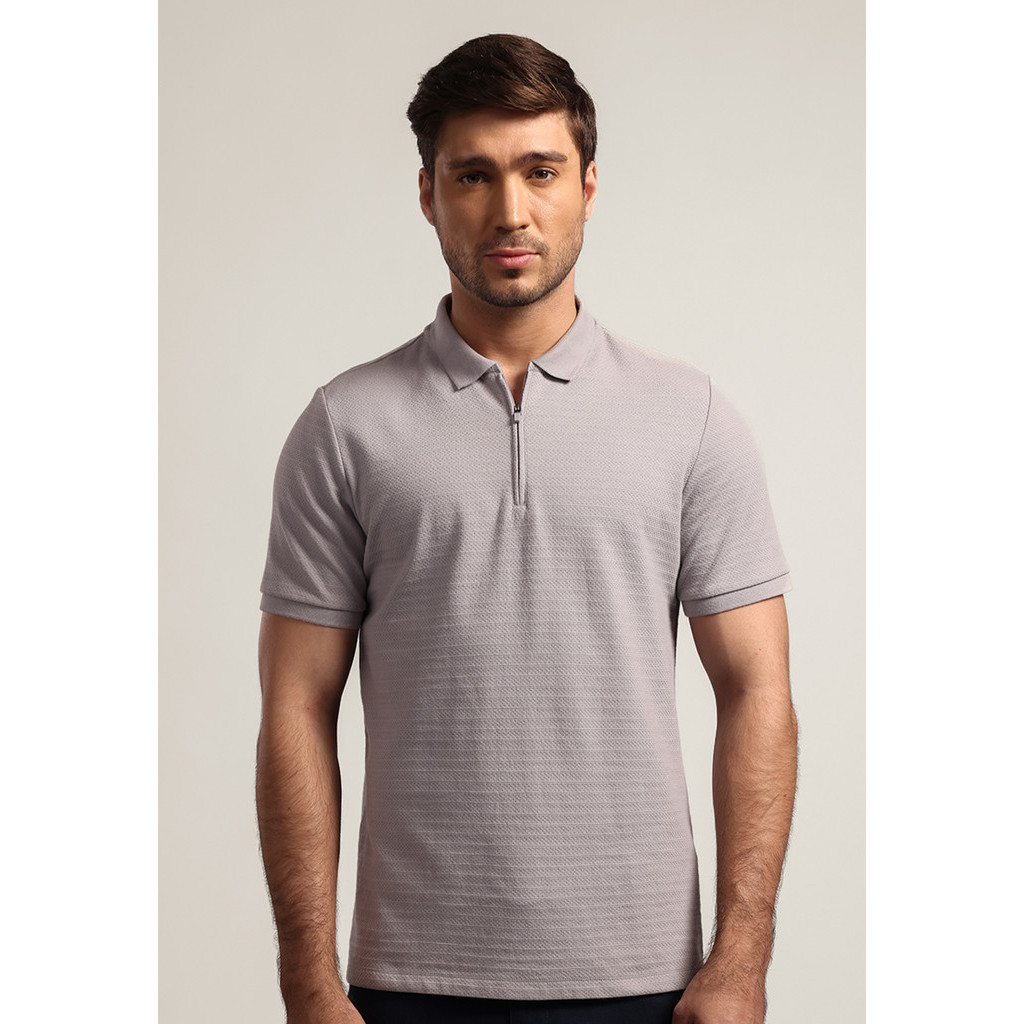 Cole Stripes Manset Kaos Polo Lengan Pendek Pria main image 1