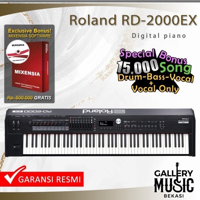 Jual Roland RD 2000EX Digital Stage Piano / RD2000EX / RD 2000 EX ...
