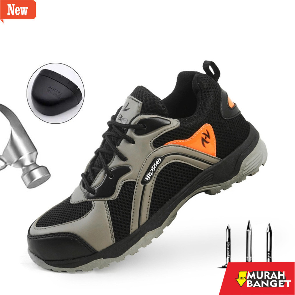 Jual sepatu hiking murah terbaik ZEUS Sepatu Safety Ujung Besi Original ...