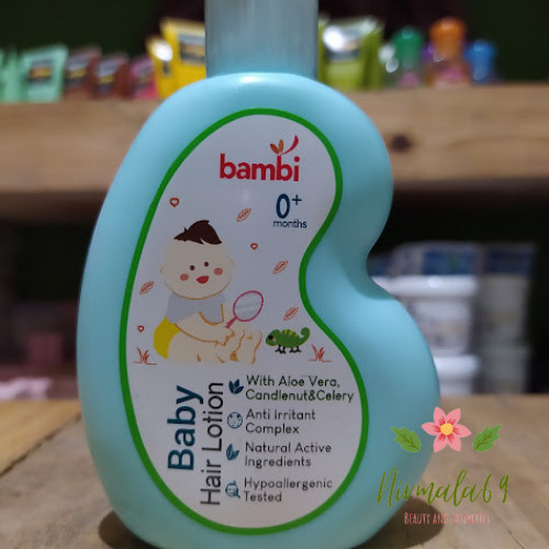 Jual Bambi Baby Hair Lotion 100ml 0+ months/penumbuh rambut bayi ...
