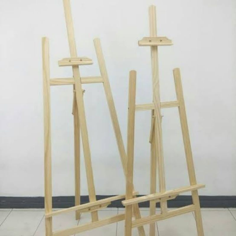 Jual PROMO stand lukis / stand foto / easel kayu AESTHETIC | Shopee ...