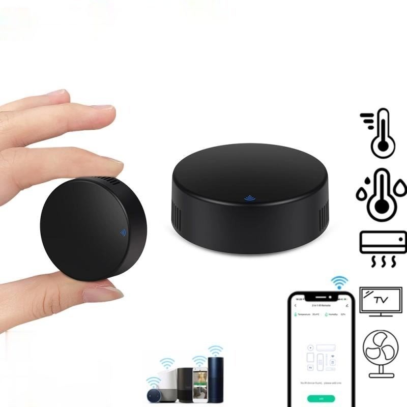 Jual Smart Temperature Humidity Sensor Built-in Wifi To Ir Universal ...