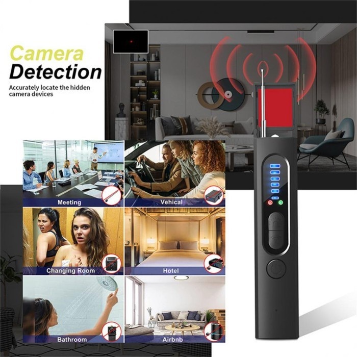 Wanzen Detektor Mit Infrarot Scanner - Findet Versteckte Kameras In Hotel & Wohnung