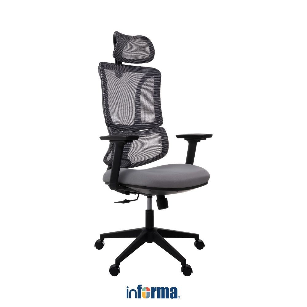 Jual Informa Heywood Kursi Kantor Sandaran Tinggi - Abu-Abu Tempat ...