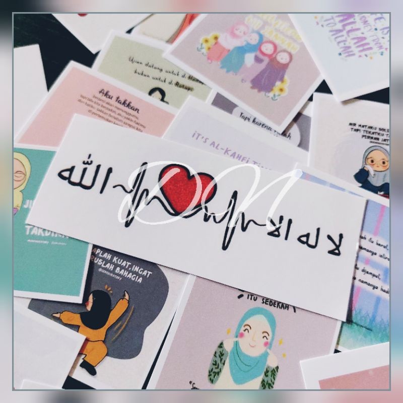 Jual Stiker Kertas Islami Vintage Sticker Glossy Photo Vintage Isi 22 ...