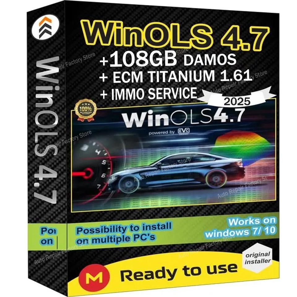 Jual 4 in 1 Winols 4.7 Full Activated +108GB Damos Windows 7 10 11 +ECM ...