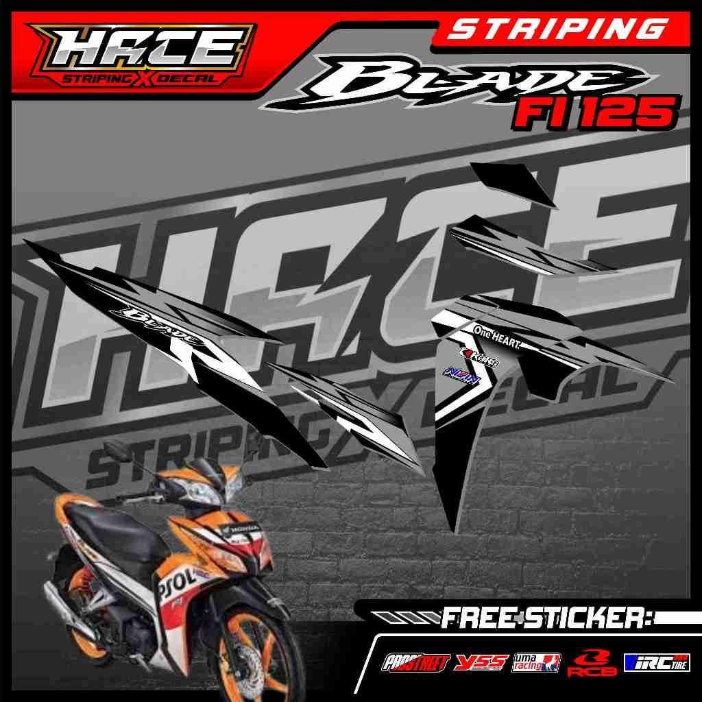 Jual 651 STRIPING STICKER BLADE 125 FI - STRIPING STICKER BLADE 125 FI ...