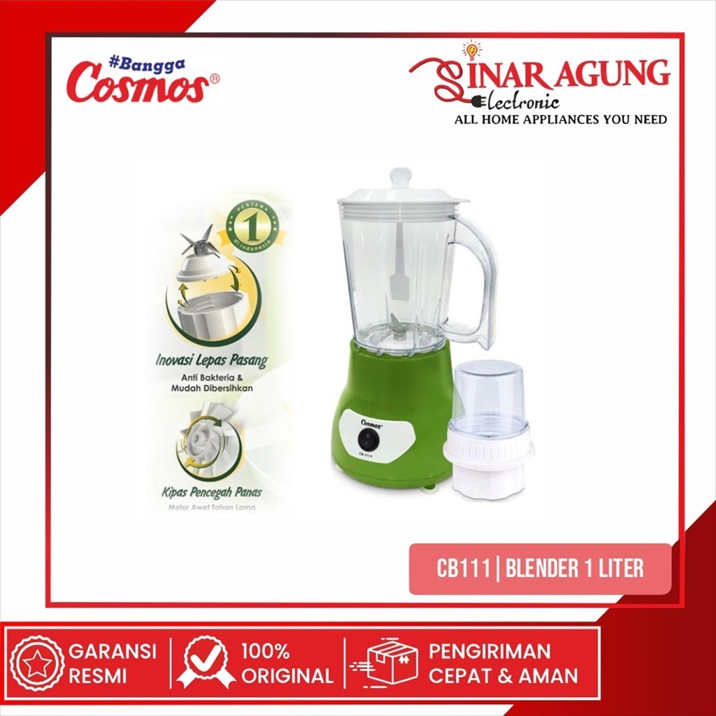 Jual COSMOS CB111 / CB-111 BLENDER 1 LITER - GARANSI RESMI | Shopee ...
