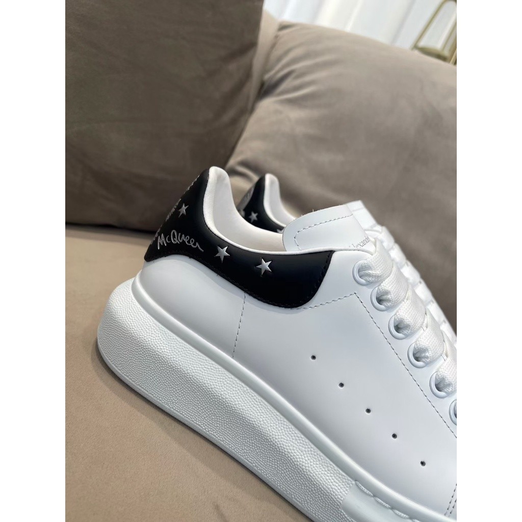 Jual Top Quality Alexander McQueen Low cut Casual Platform Shoes Sneakers Men Women White Black Star Shopee Indonesia