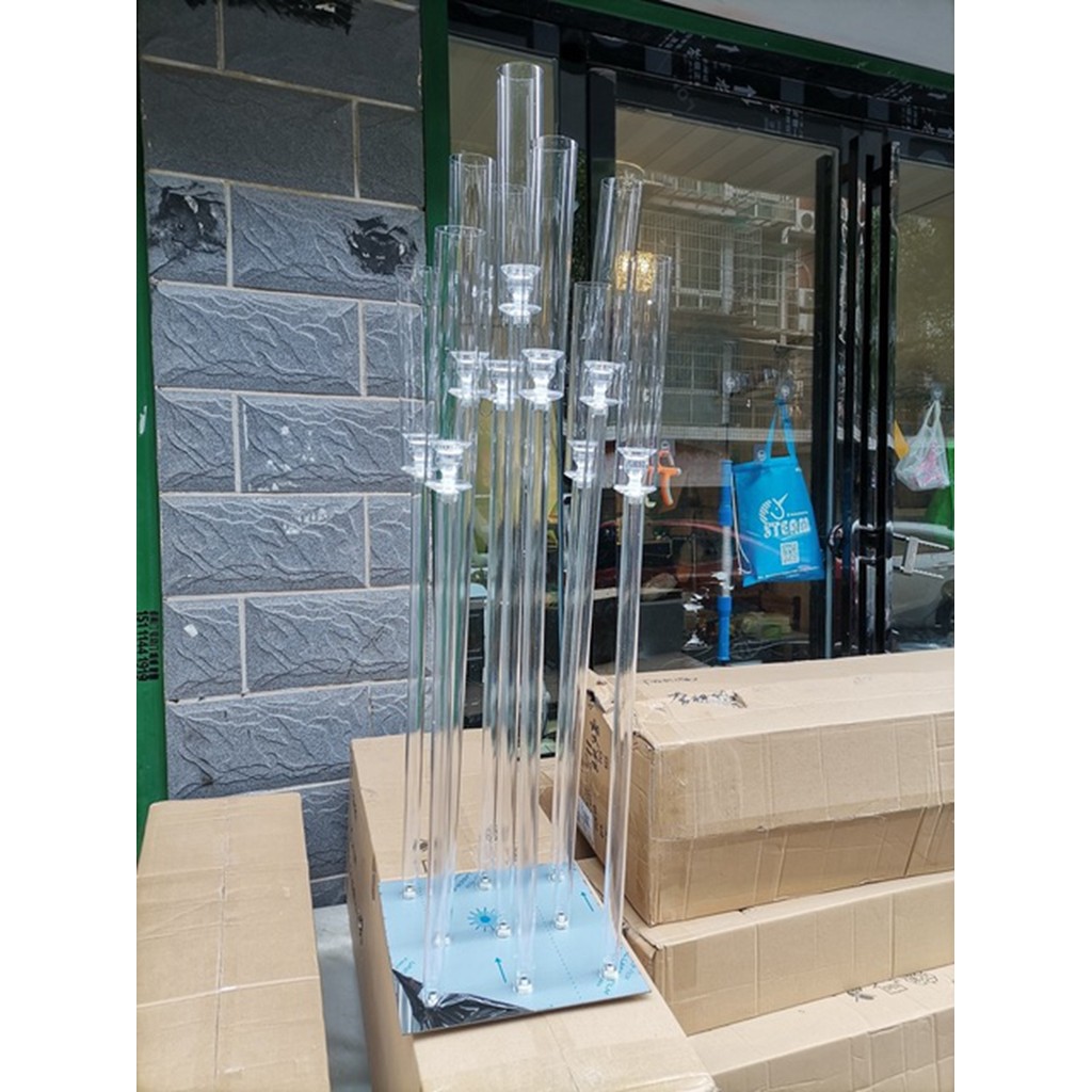 Jual Acrylic Candelabra for Center Table Decoration, Flower Stand