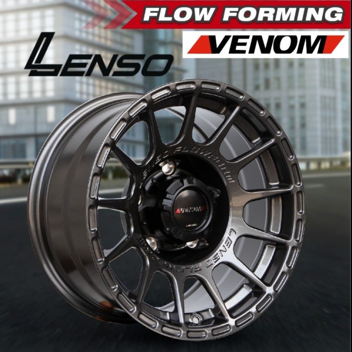 Jual 5 buah velg Lenso Ori Venom 7 15x8.0 5H 139.7 et-06 HB Ring 15 R15 ...