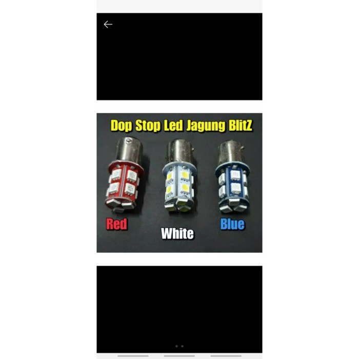 Jual Lampu stop 13 mata flashing/dop stop jagung/dop stop led kedip ...