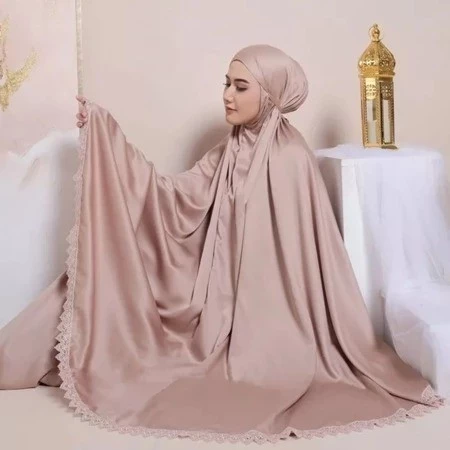 Mukena Armani Silk Renda Premium | AutoStock