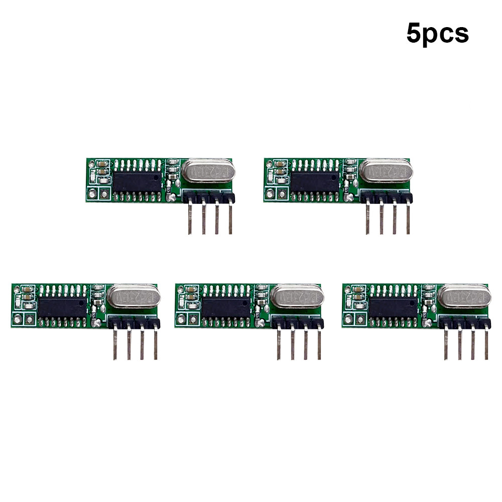 Jual QIA IP 433Mhz RF Transmitter and Receiver Superheterodyne ASK 433 ...