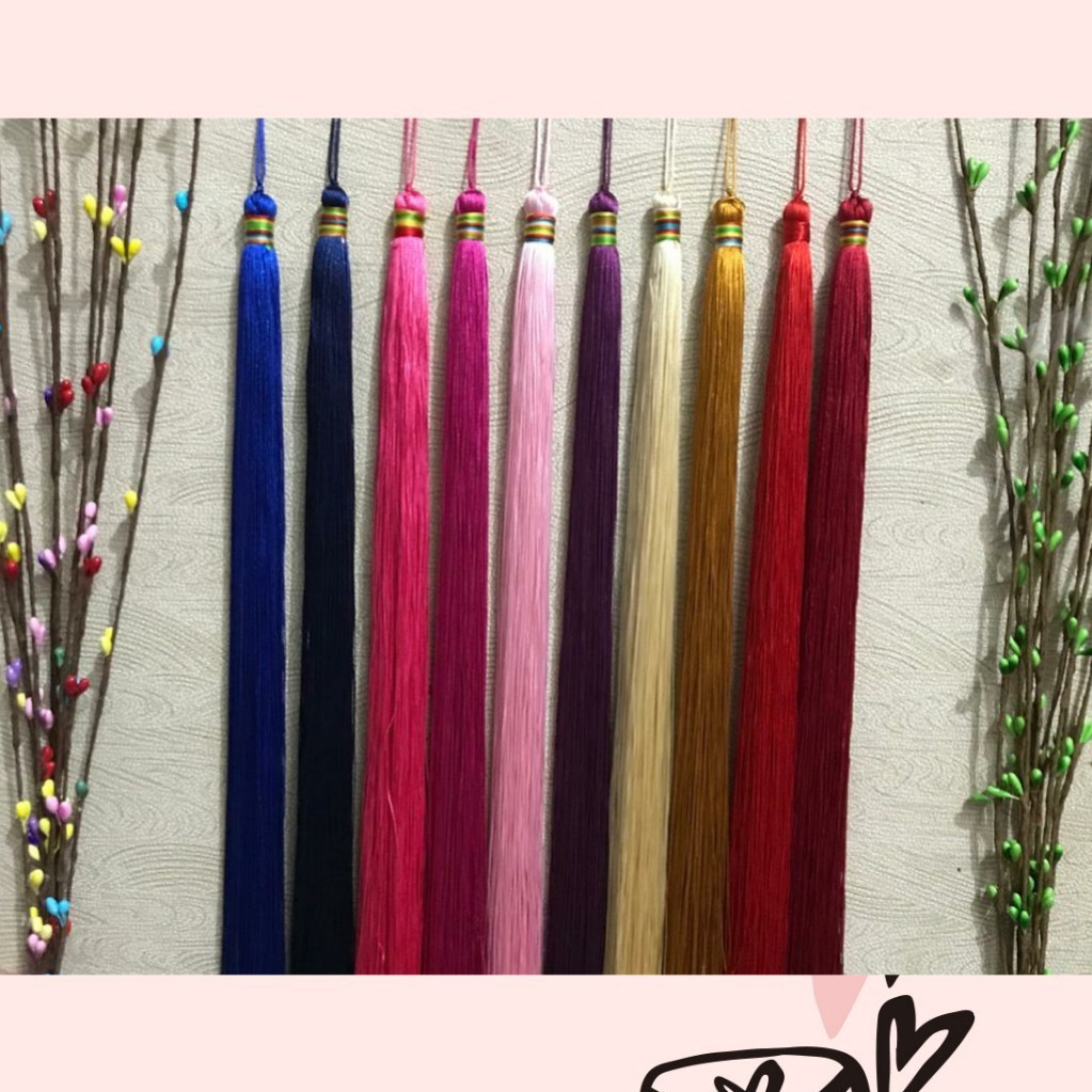 Jual TASEL RUMBAI PANJANG | TASEL IMLEK | TASSEL CHINESE RUMBAI 34 CM ...