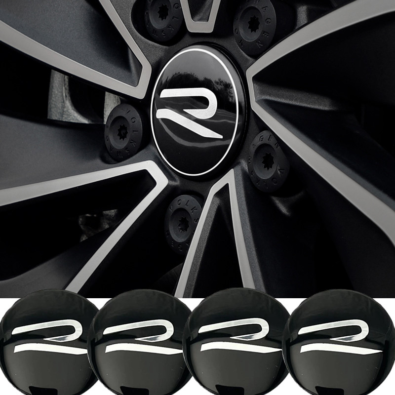 Jual Car R Emblem Wheel Center Hub Cap Sticker Accessories For ...