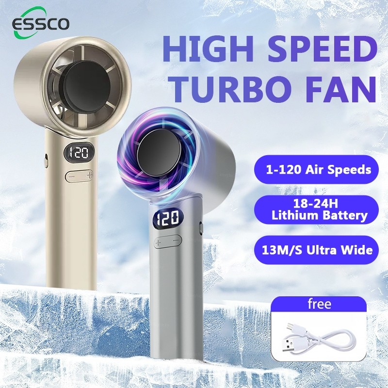 Jual Kipas Angin 120 Tingkat Mini Portable High-SpeedFan Kipas LED ...