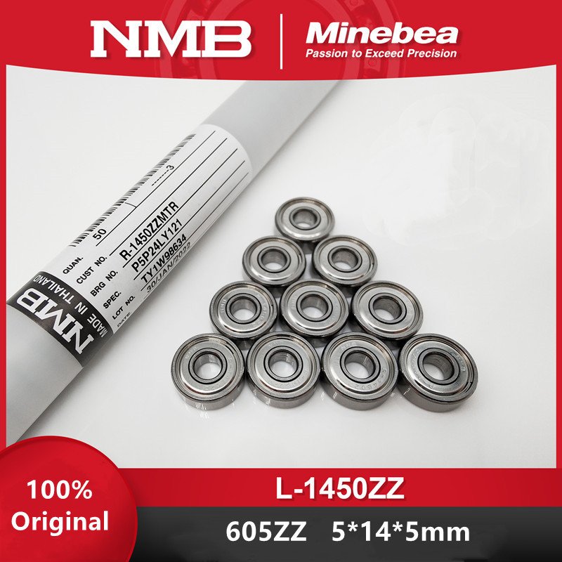 VXB 605-2RS Miniature Ball Bearings 5x14x5mm - 2 Rubber Seals (Pack Of 1)