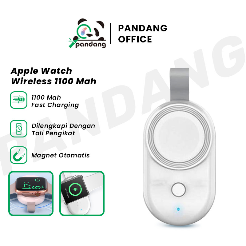 Jual Pandang Apple Watch Wireless Charger Portable 1100Mah